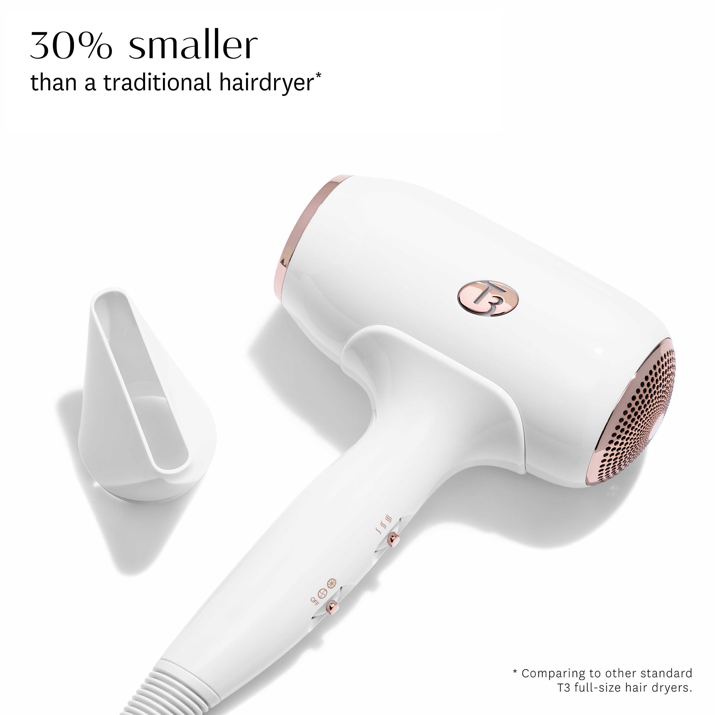 T3 fashion Micro T3 Fit Ionic Compact Hair Dryer with IonAir Technology