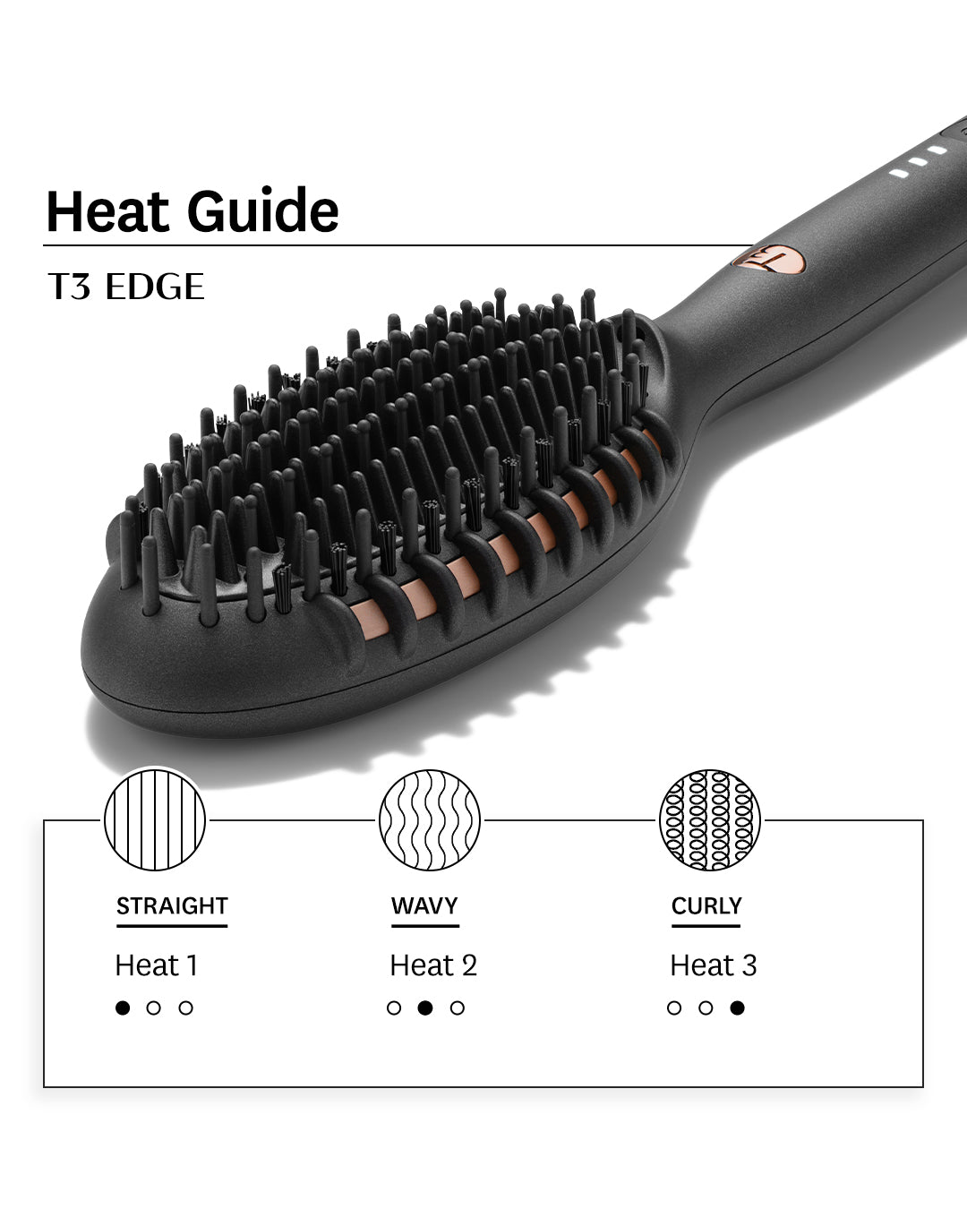 T3 purchases Edge Heated smoothing& Styling Brush