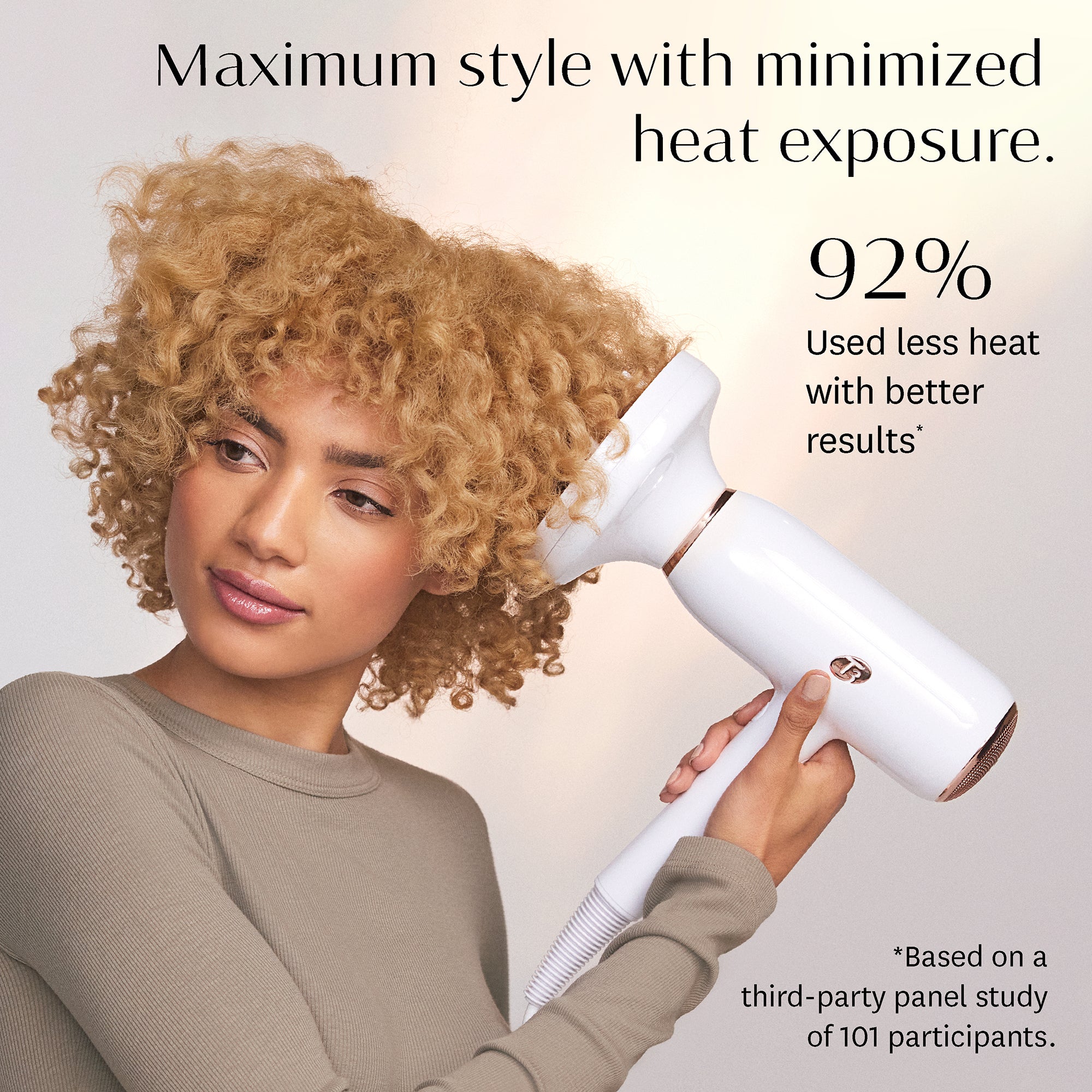 T3 featherweight 2 hair blow dryer white and rose gold outlet