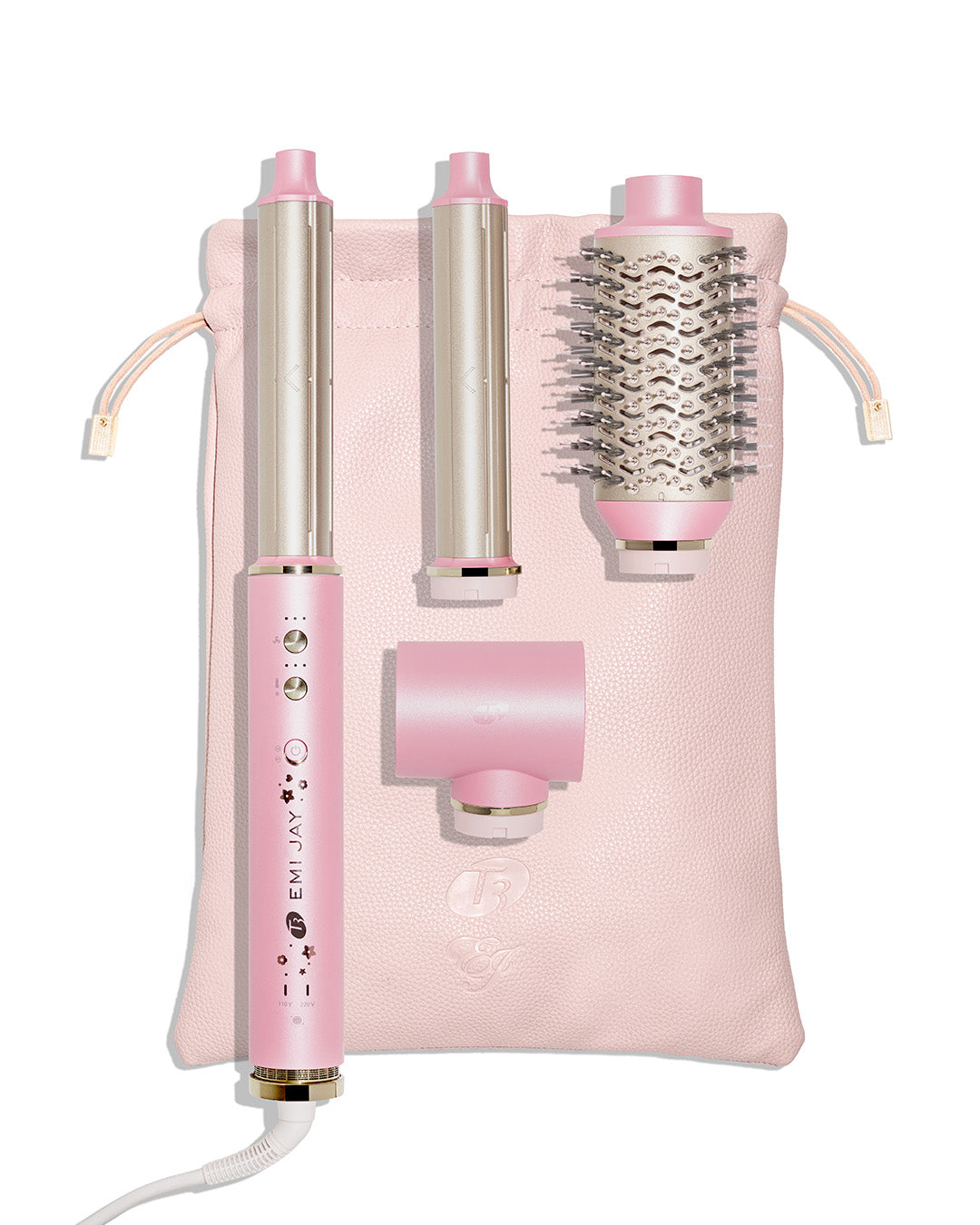 Aire 360 X Emi Jay | Dual Voltage Ceramic Air Styler & Curling