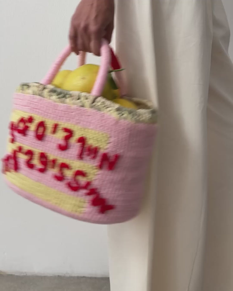 THE KILOMETRE X T3 HANDWOVEN TOTE